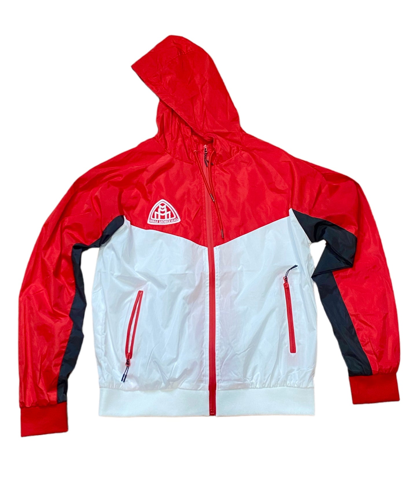 Triple M Red Tracksuit jacket front view 