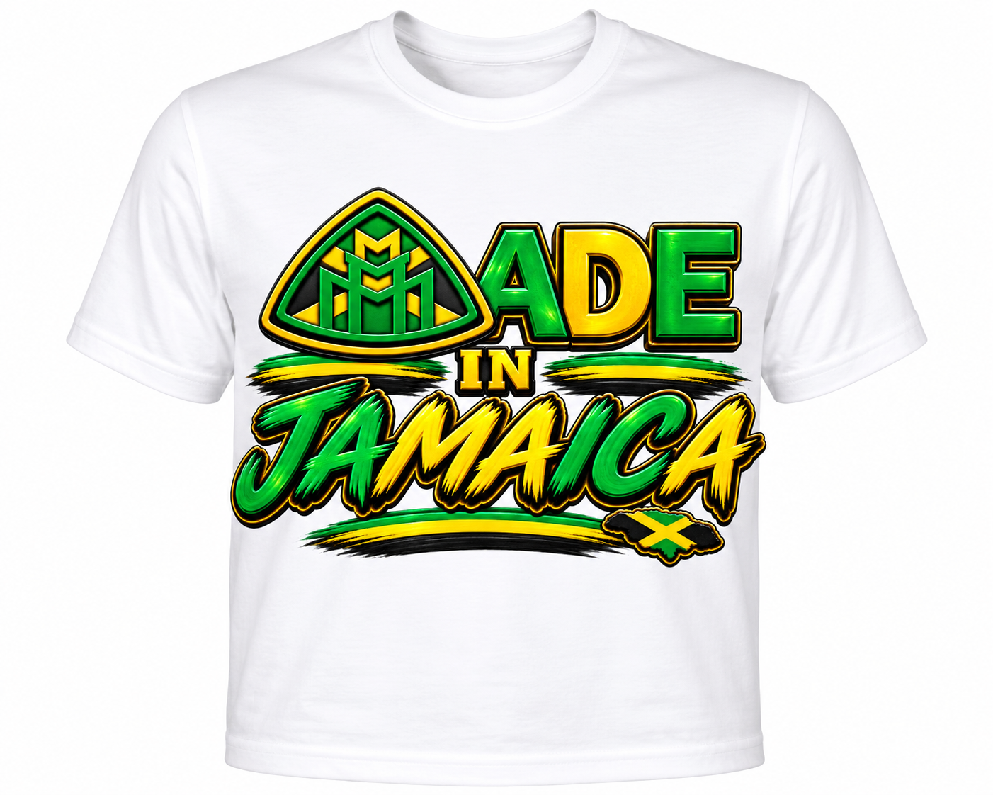 Made In Jamaica White Shirt