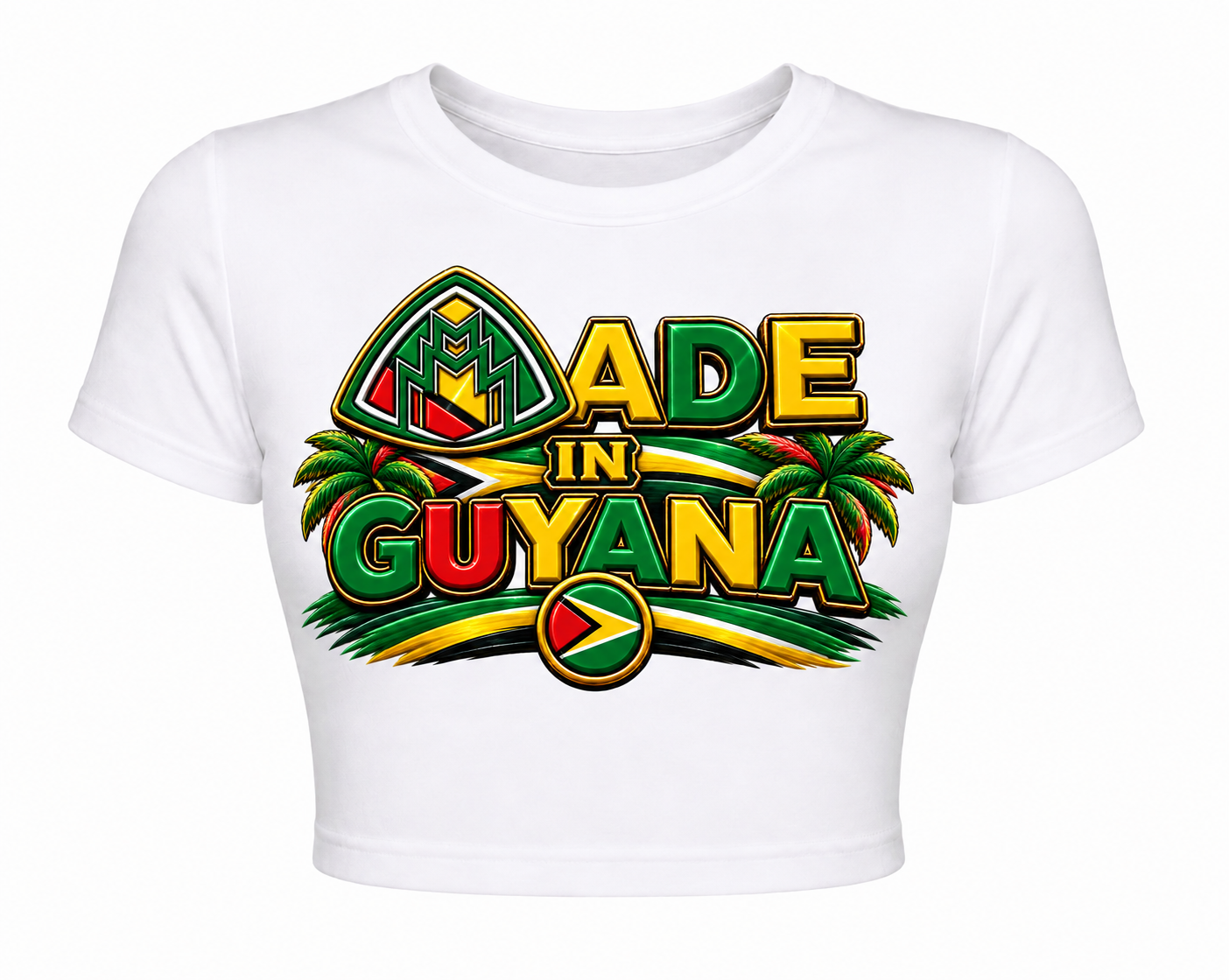 Made In Guyana Cropped Tee