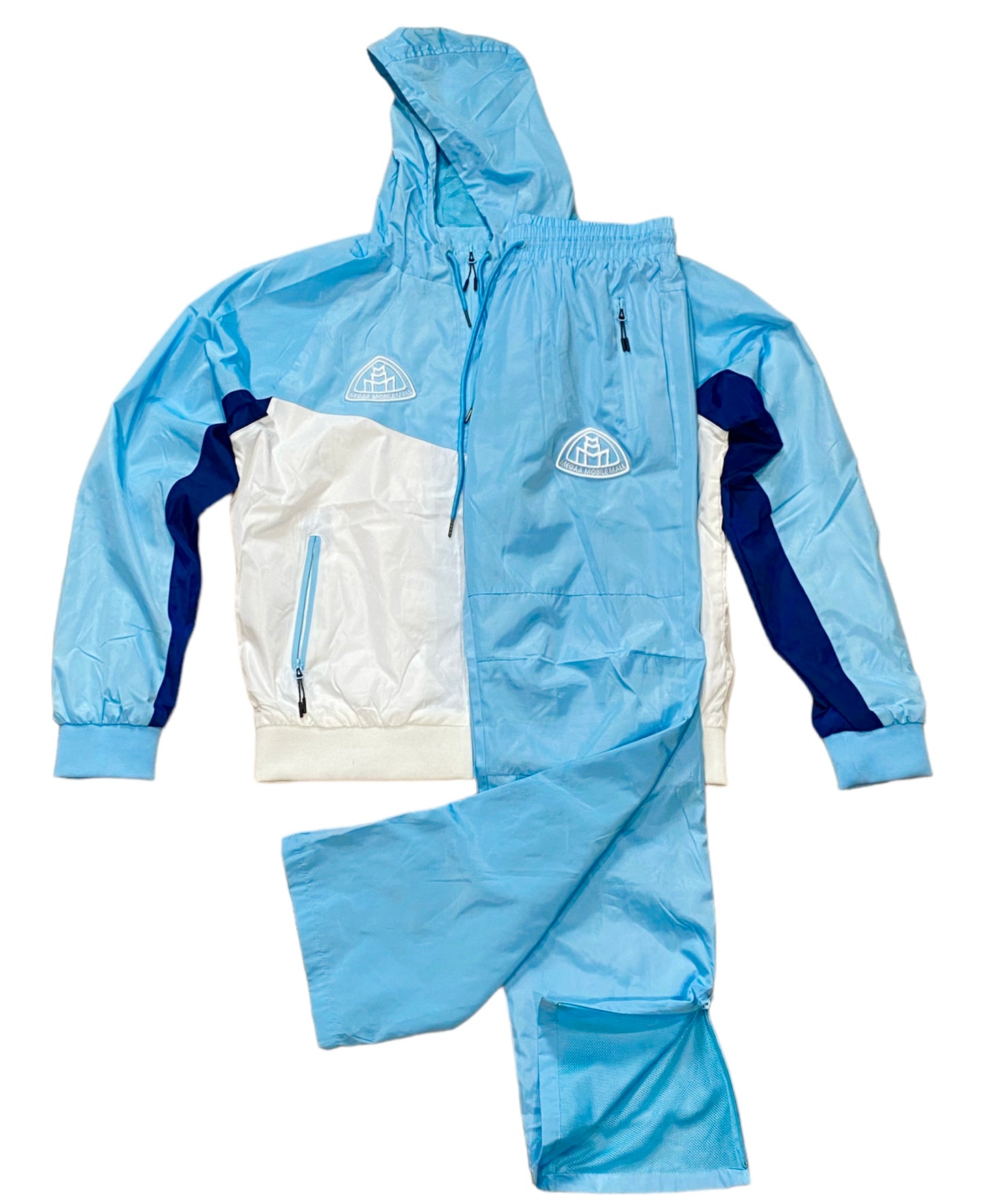 Triple M Blue Tracksuit front view