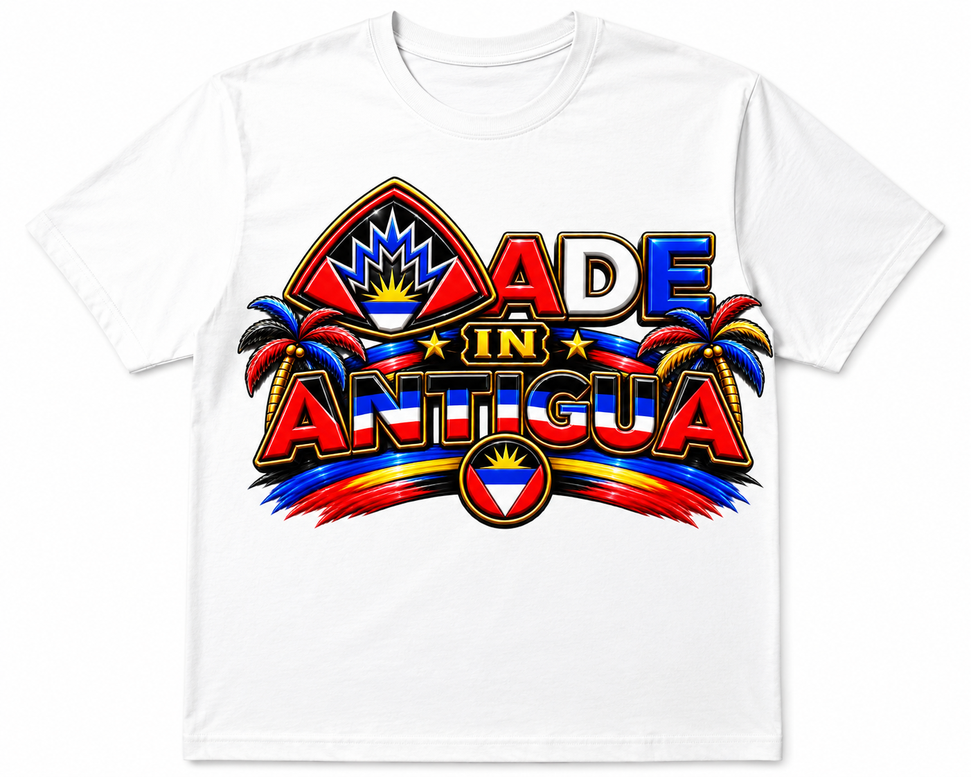 Made In Antigua White Shirt