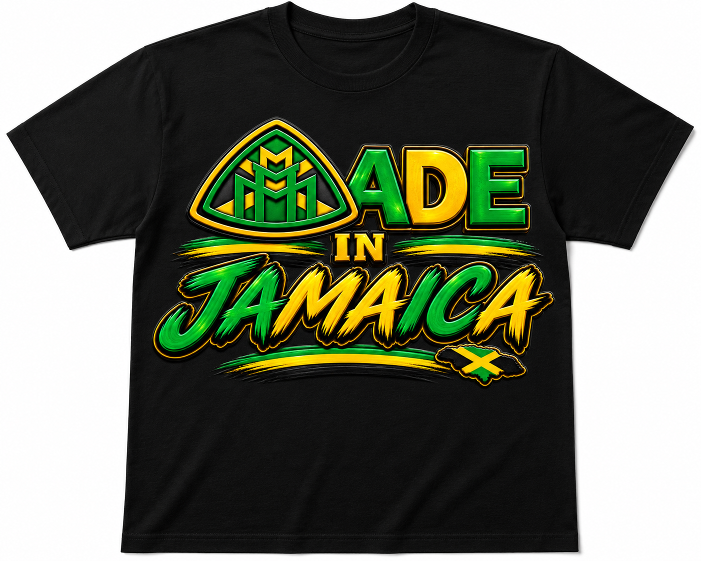 Made In Jamaica Black Shirt