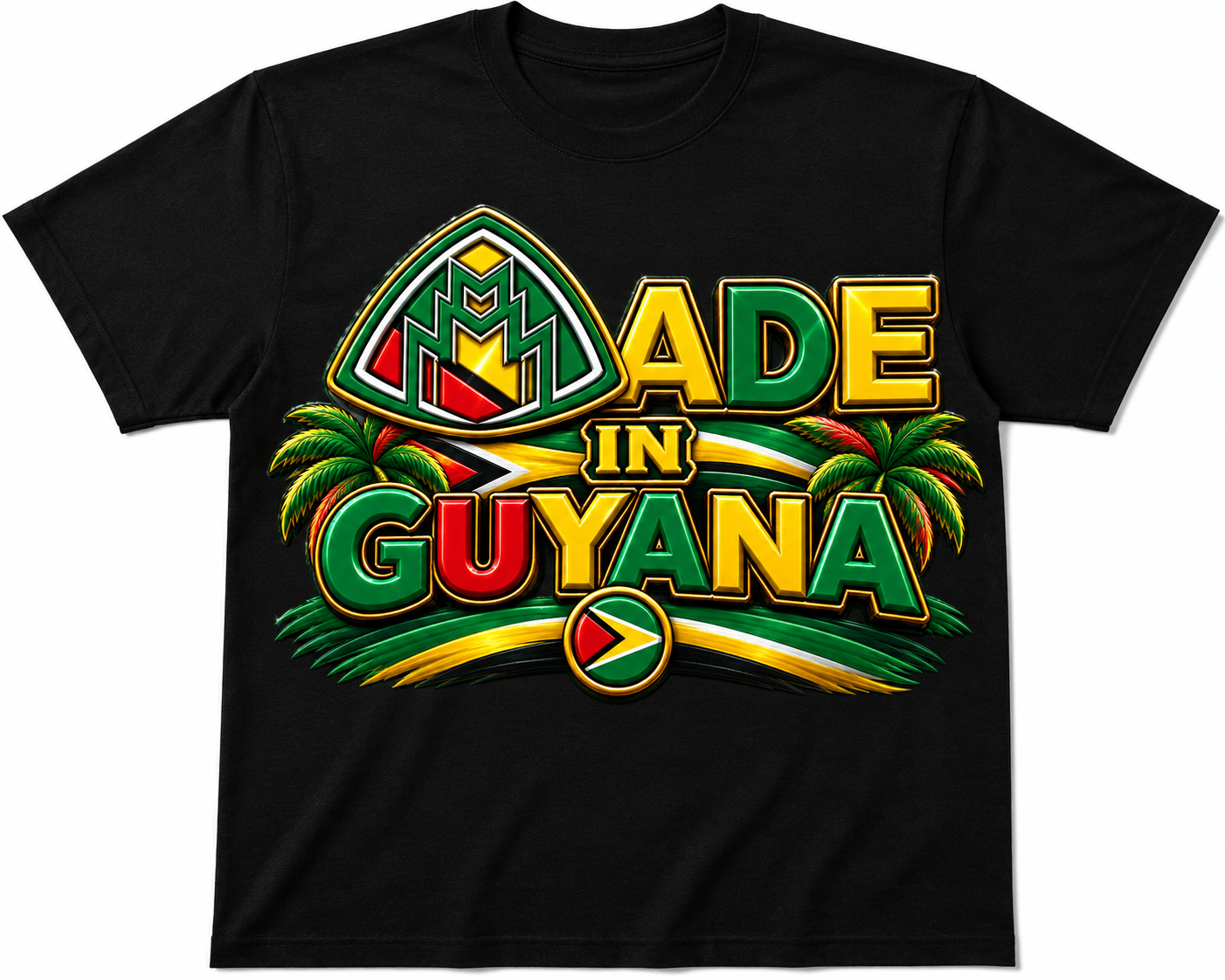 Made In Guyana Black Shirt