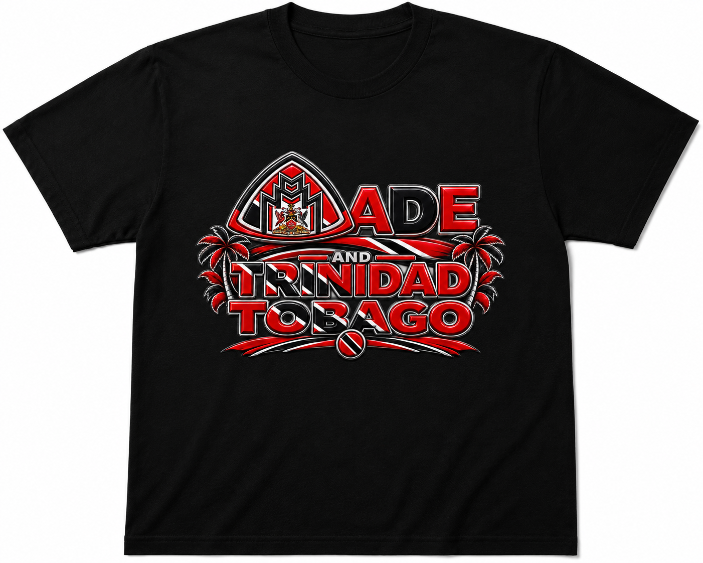 Made In Trinidad & Tobago Black Shirt
