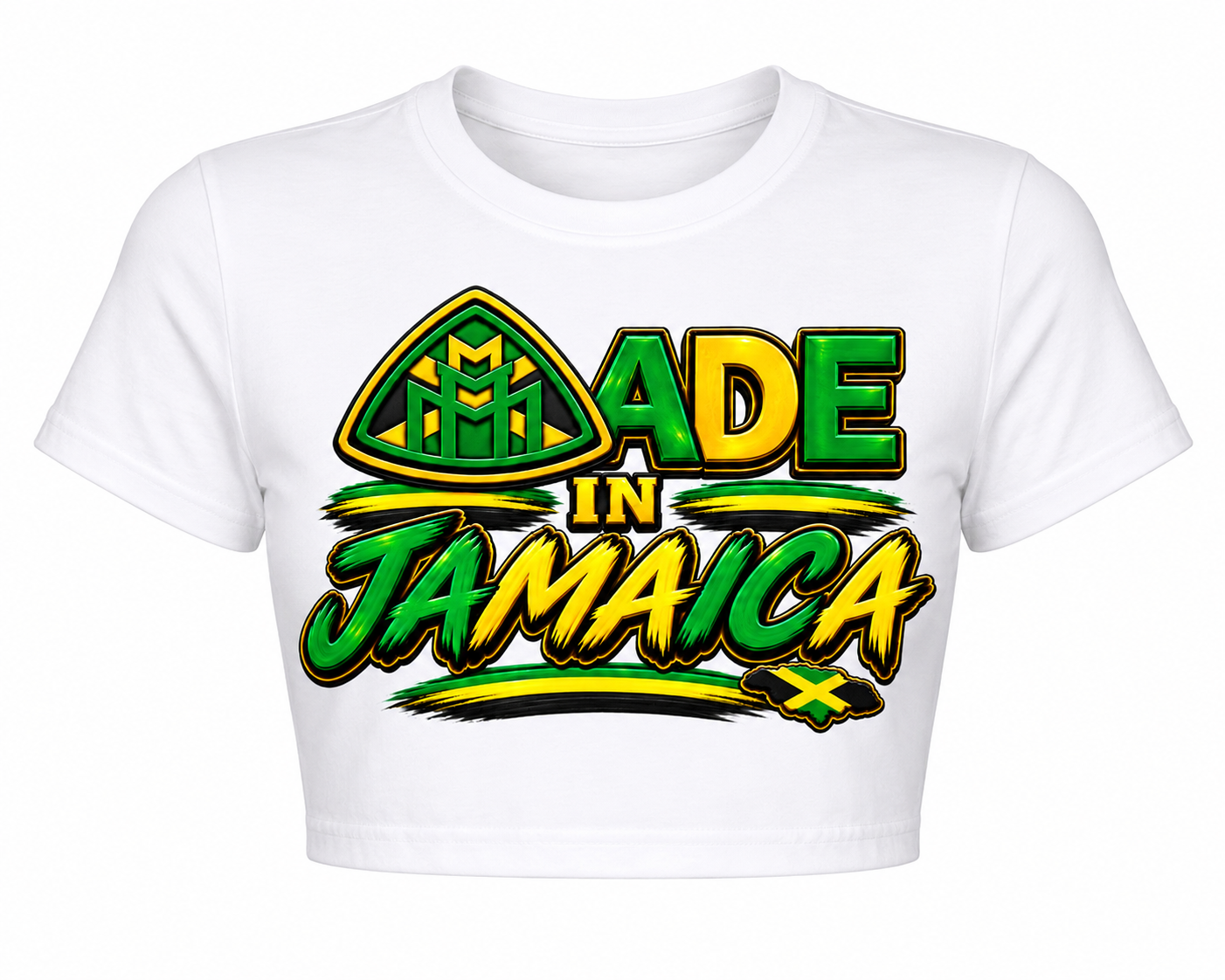 Made In Jamaica Cropped Tee