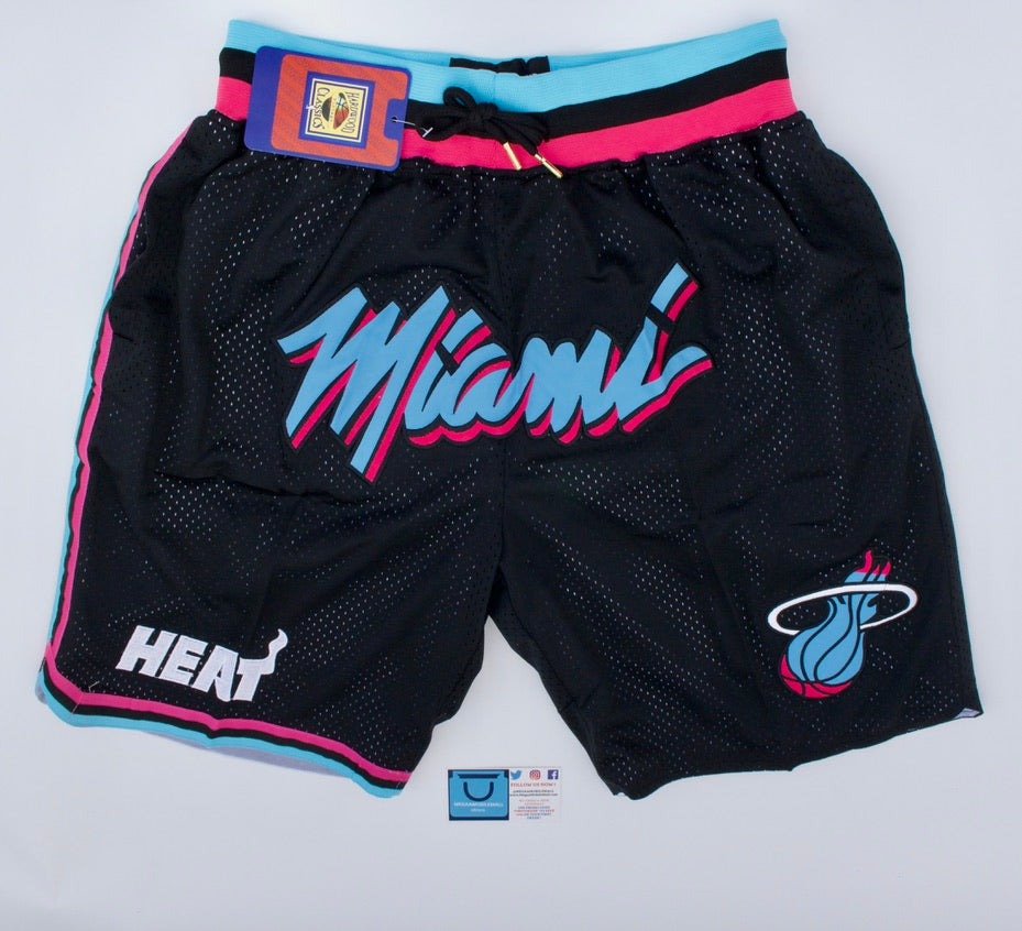 Pantalones cortos de baloncesto de la NBA de Miami