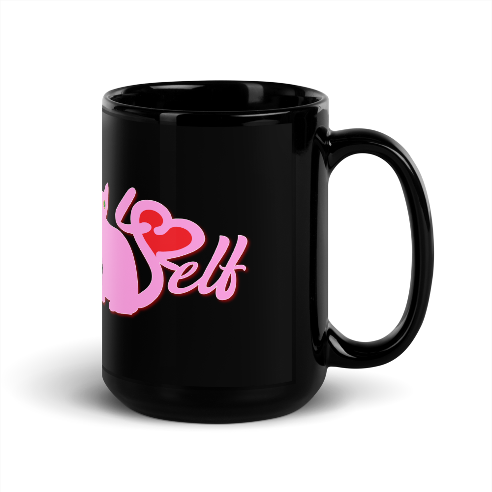 Pussy4$elf Black Mug