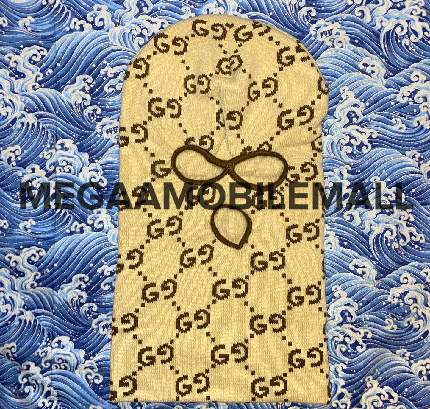 designer tan gg ski mask megaamobilemall