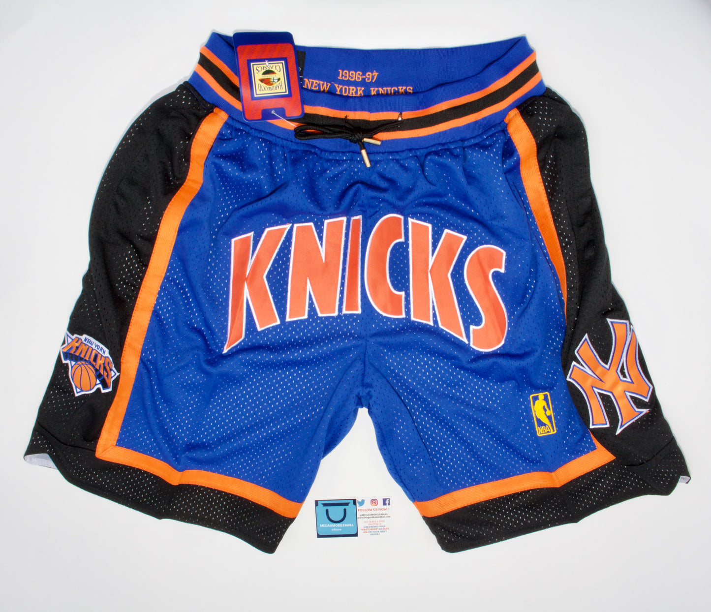 Pantalones cortos de baloncesto de la NBA de los Knicks