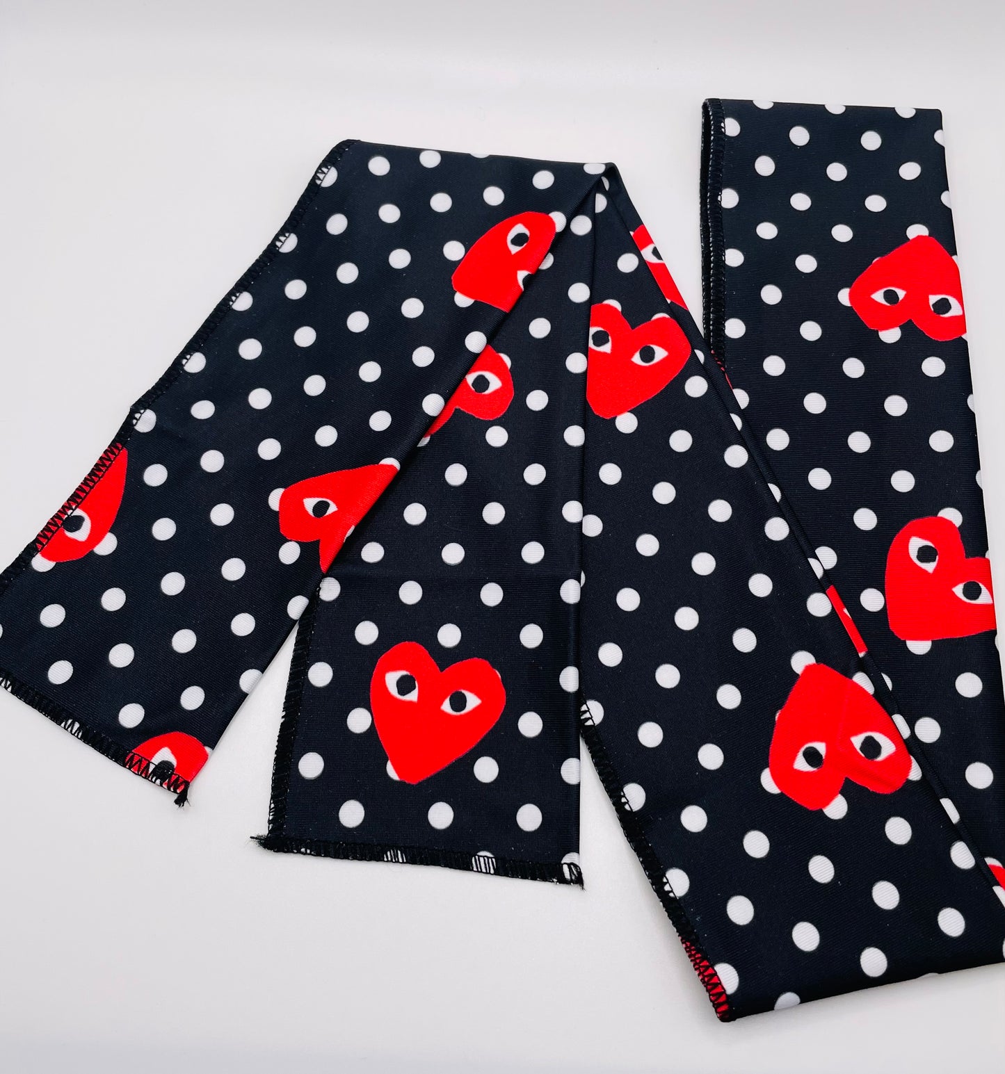 Lazo para el pelo Comme con lunares