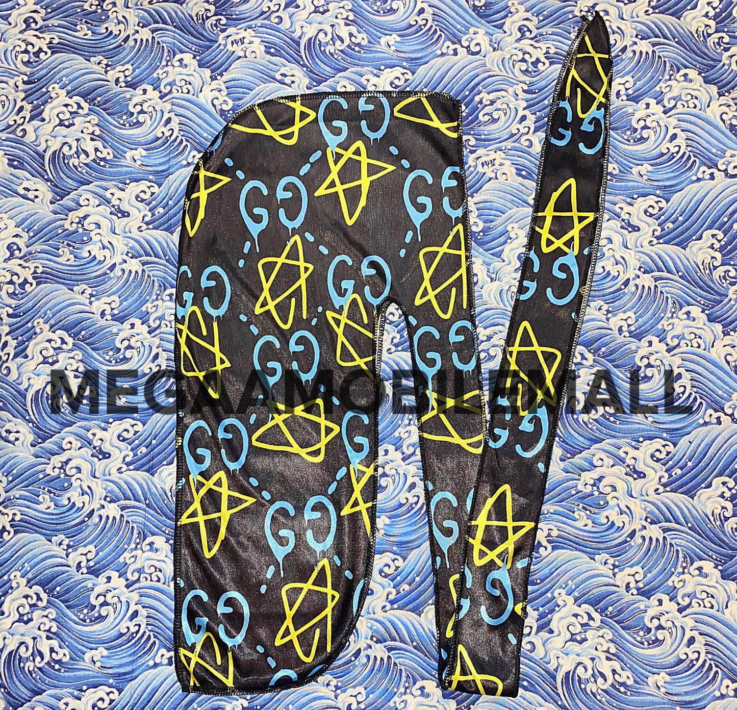 Amarillo/Azul gg Du Rag