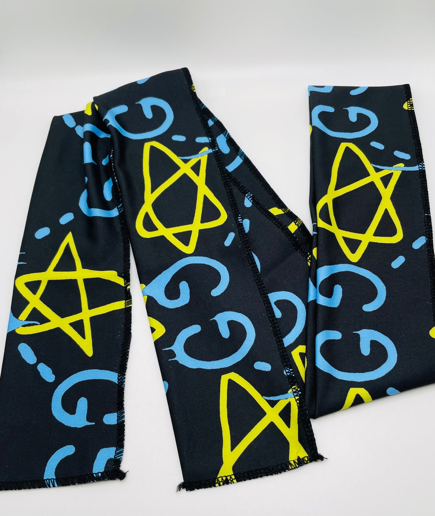 Goma para el pelo con GG azul/amarillo