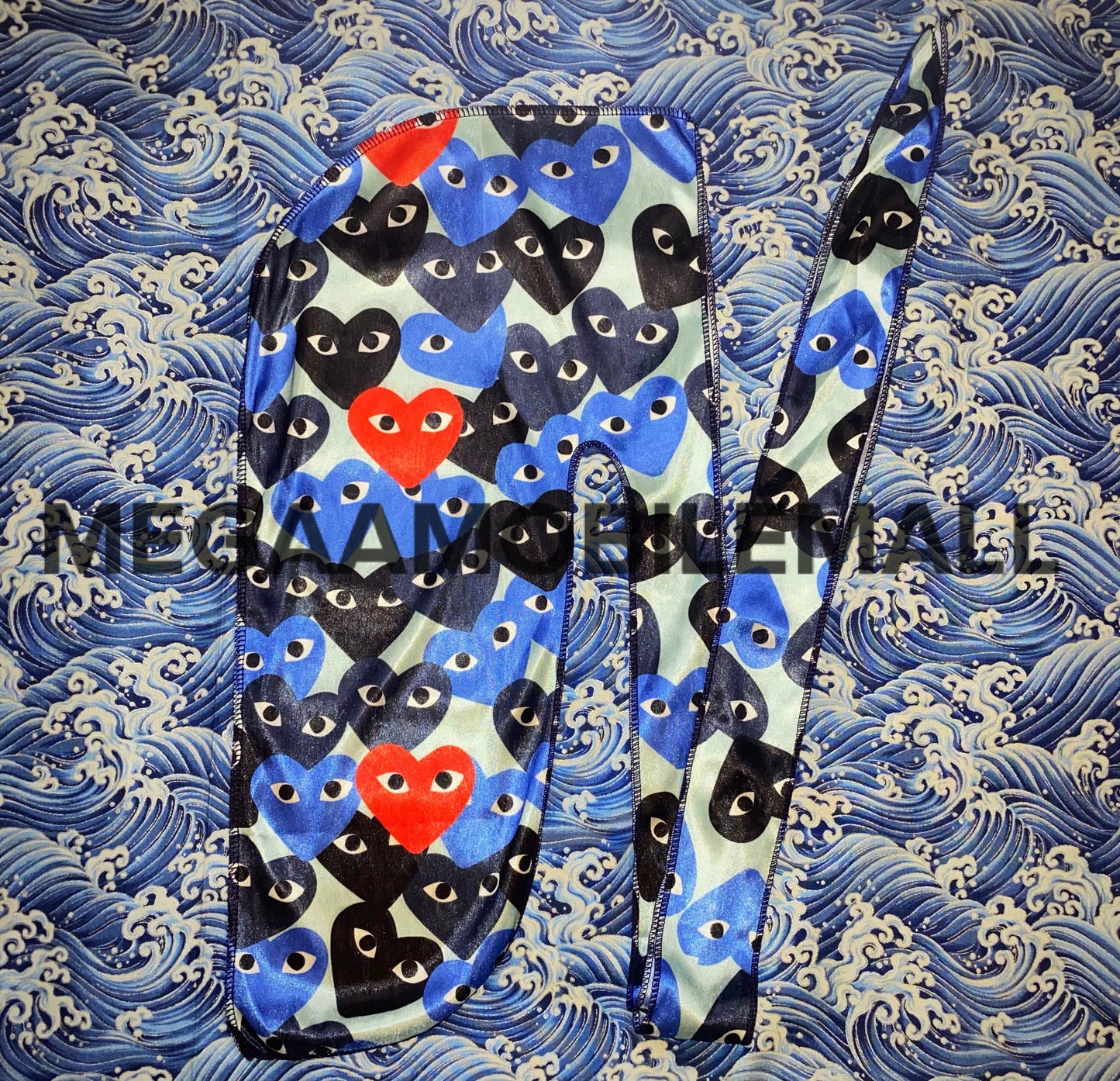 Corazones Azules Du Rag