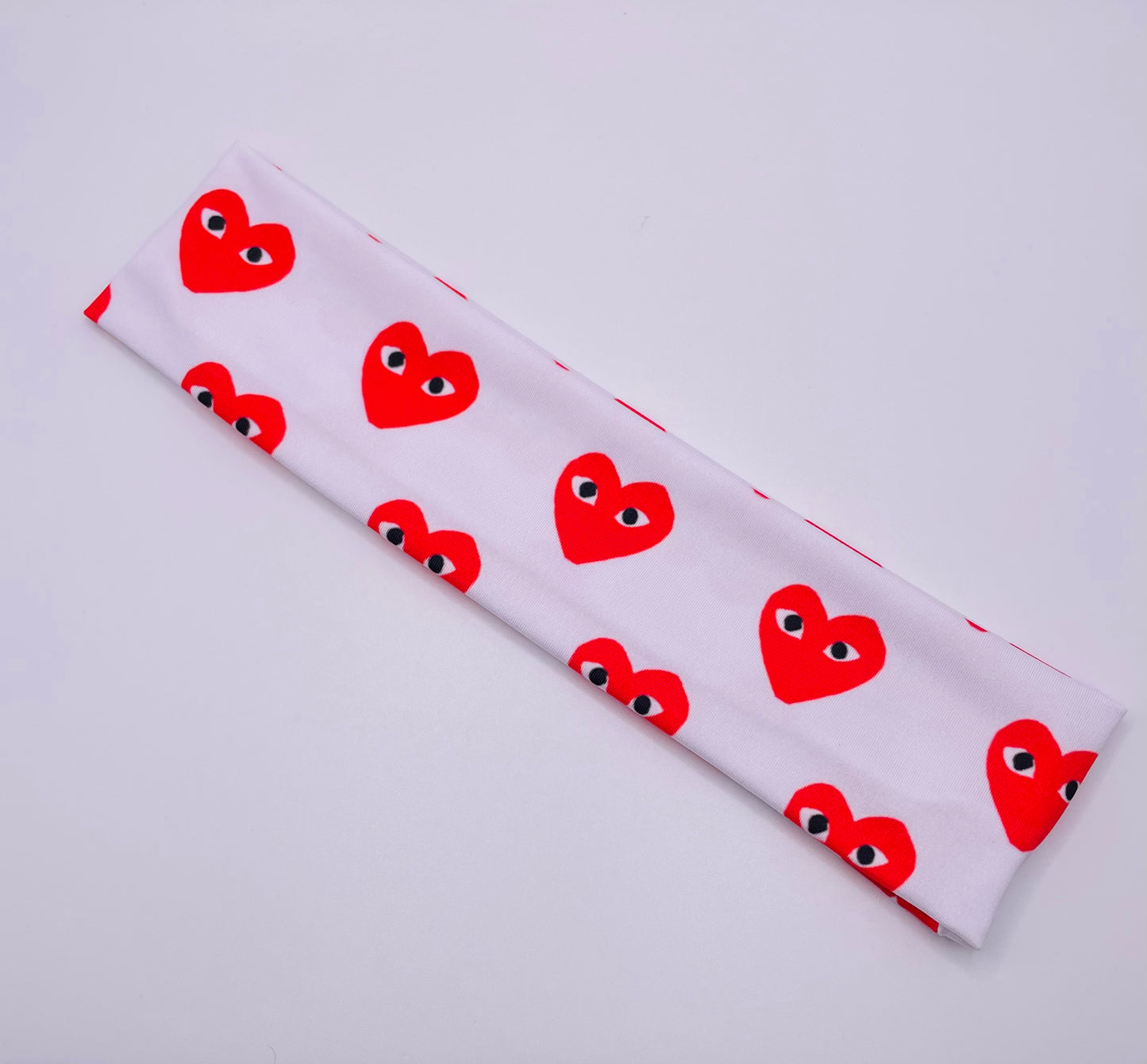 Comme Red hearts Headband