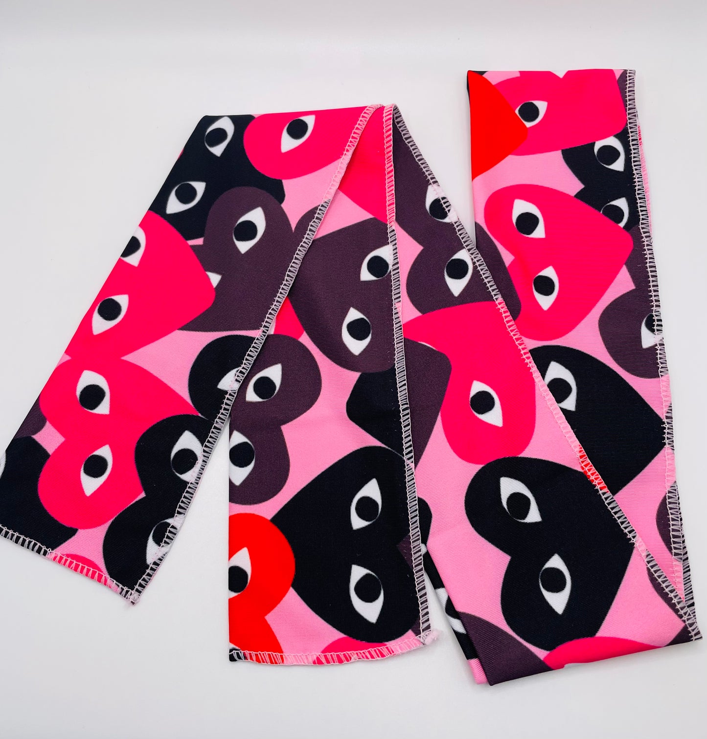 Corbata para el pelo Corazones rosa Comme