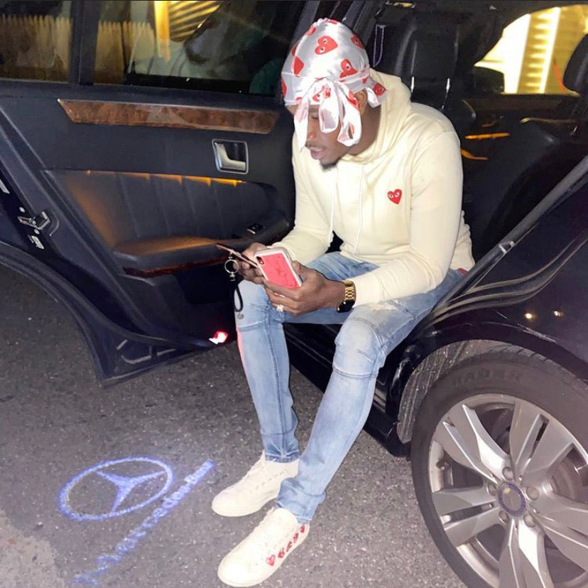 Corazones Rojos Du Rag