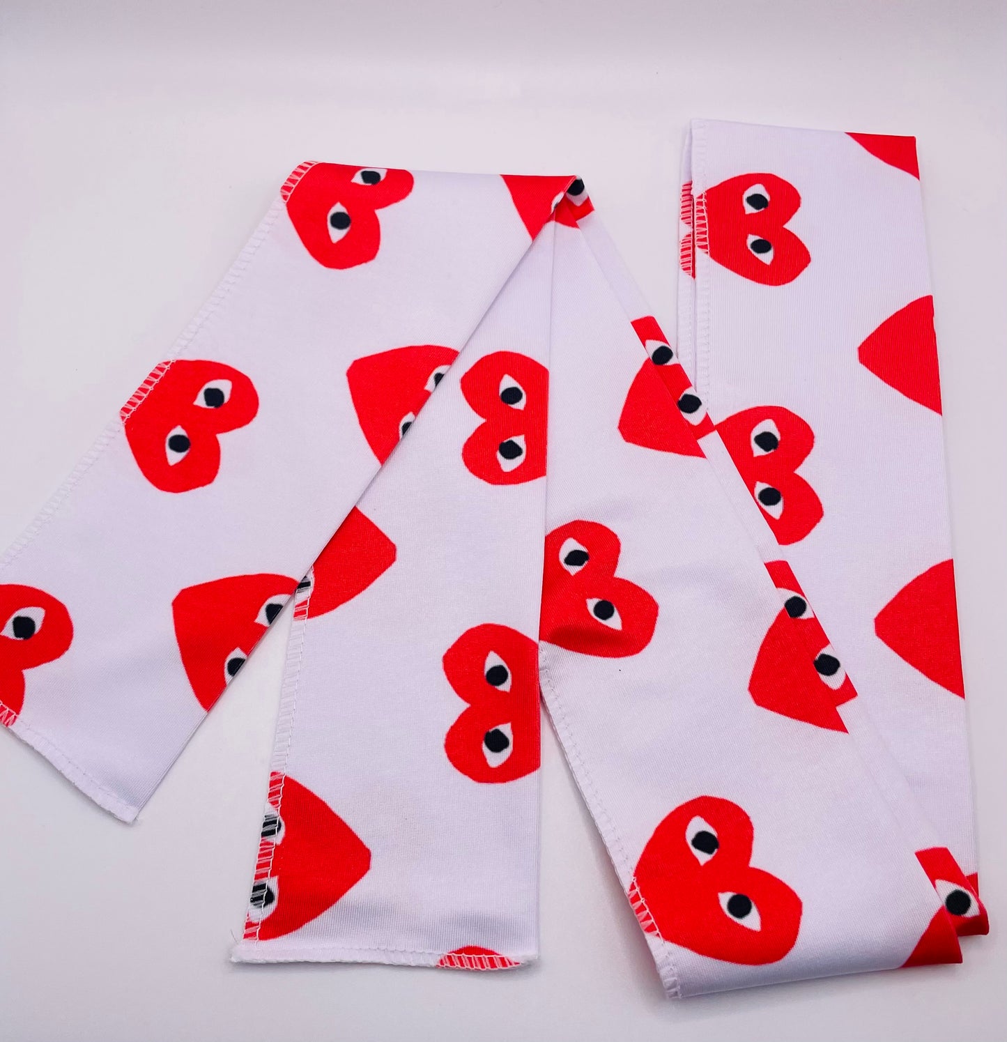 Comme Red hearts Hair Tie