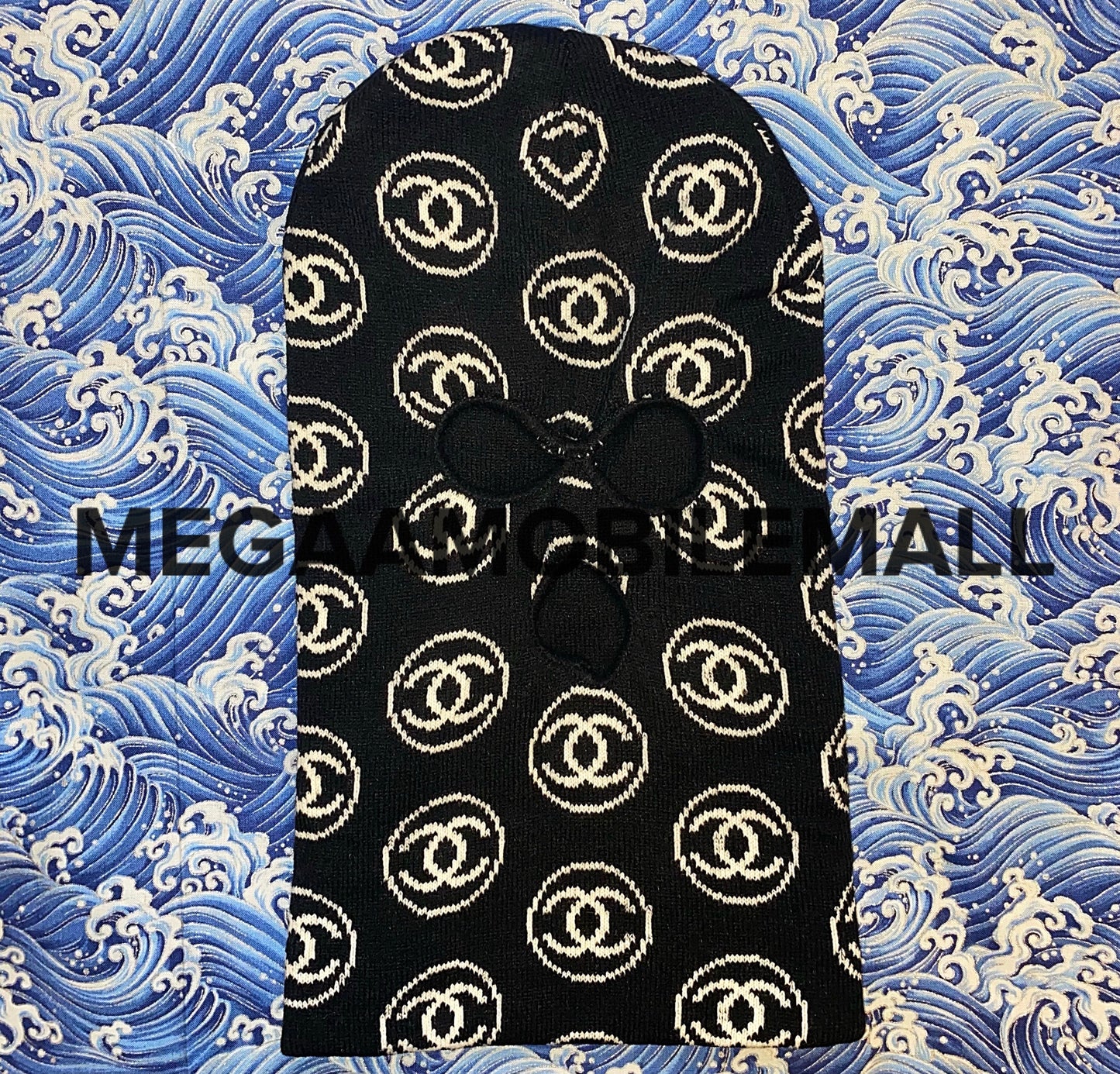designer black cc ski mask megaamobilemall