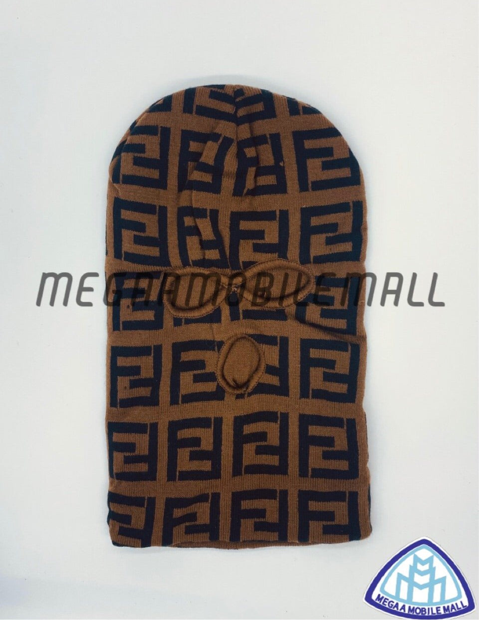 designer brown ff ski mask megaamobilemall