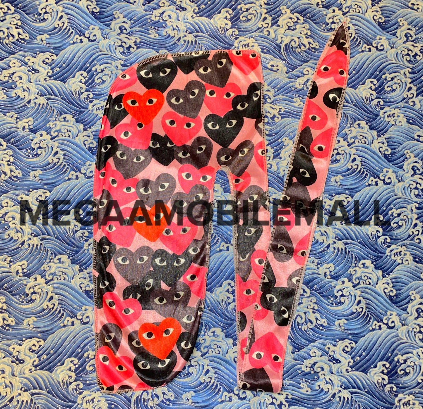 Corazones rosas Du Rag