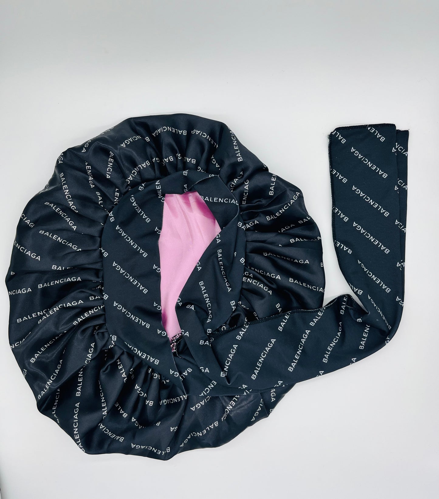 Black bb Wrap Bonnet