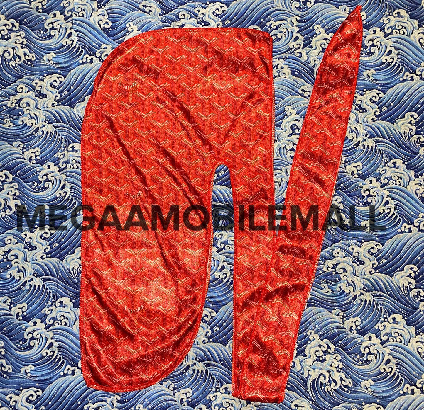 Red g'yard Du Rag