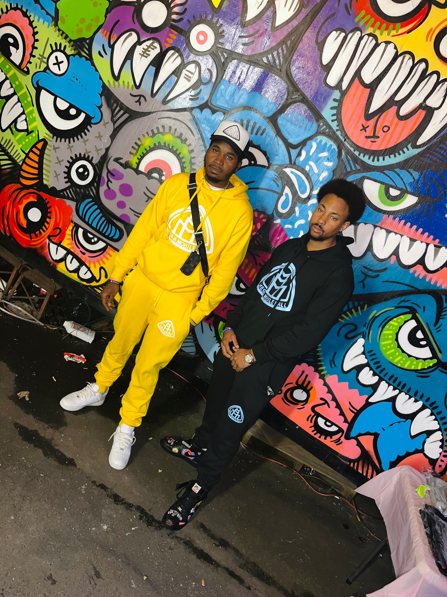 Black Logo Sweatsuit