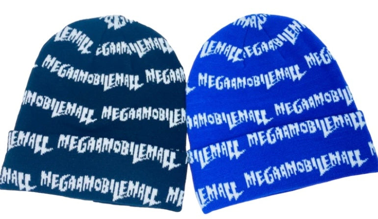 MegaaMobileMall Beanie in black & blue