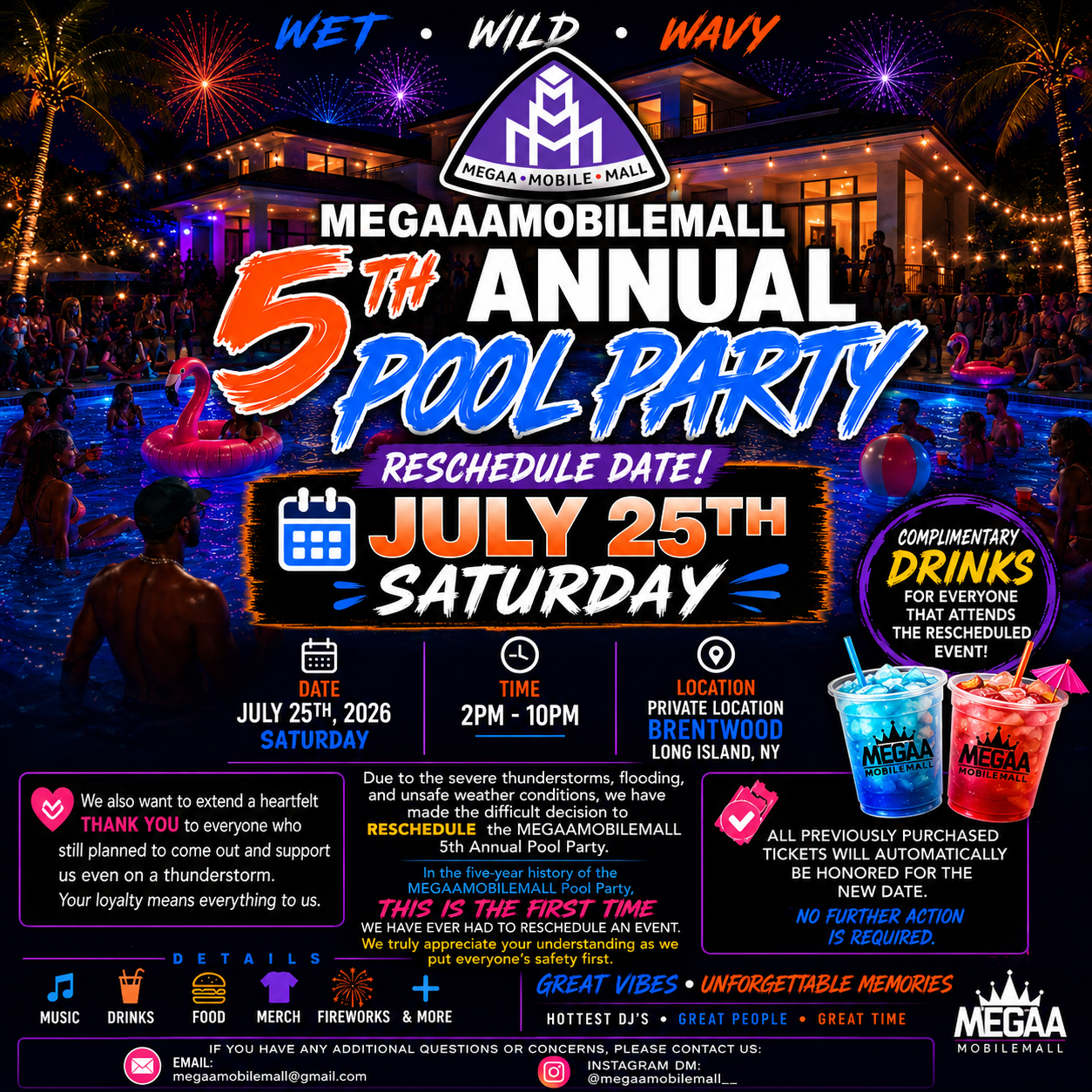 MEGAAMOBILEMALL Pool Party PT. 5