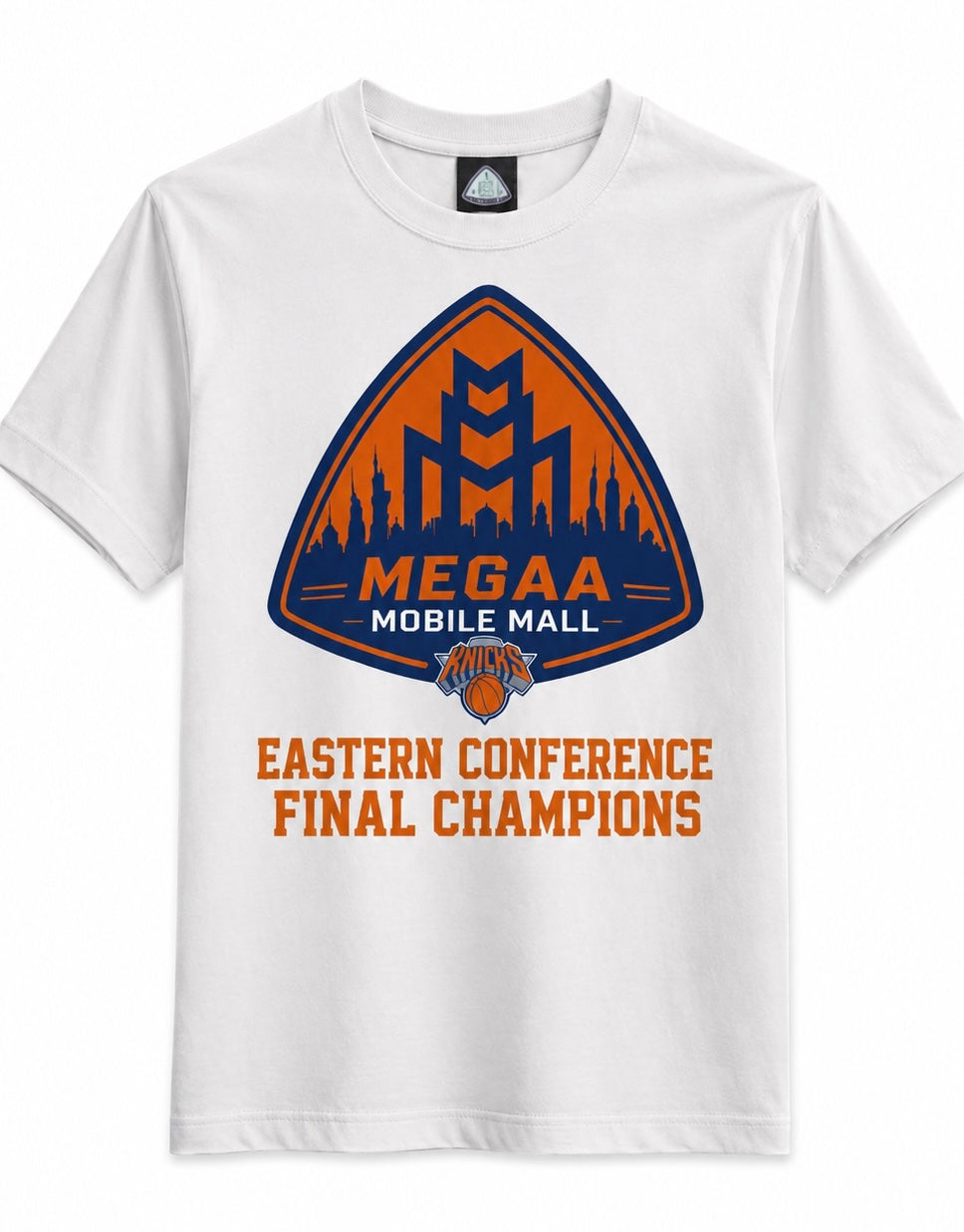 Knicks Megaa White Tee