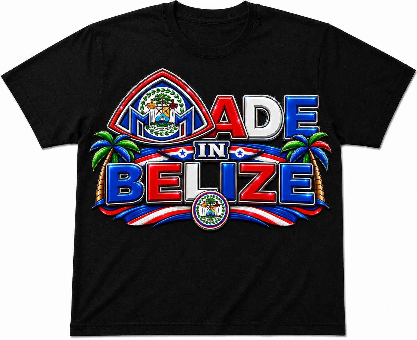 Made In Belize Black Shirt