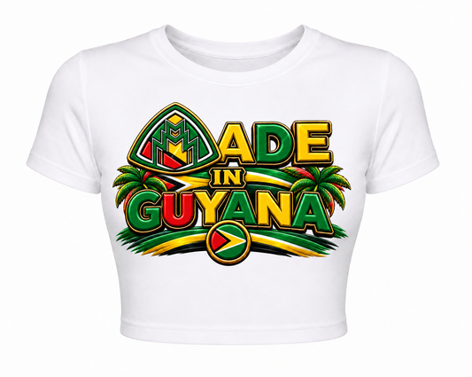 Made In Guyana Cropped Tee