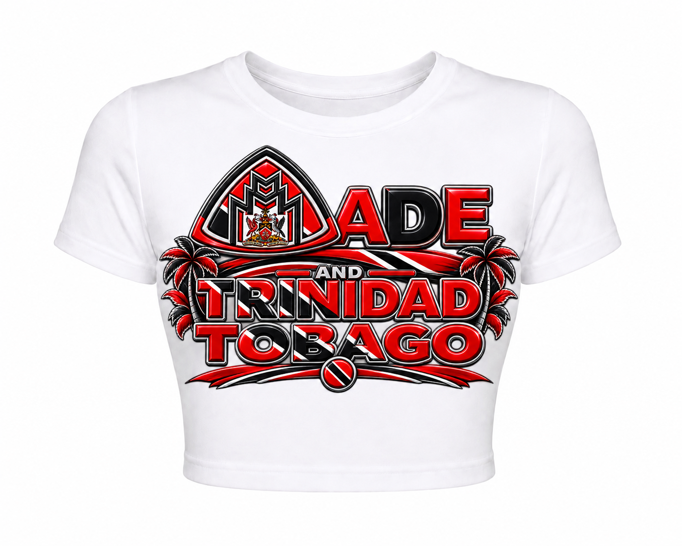 Made In Trinidad & Tobago Cropped Tee