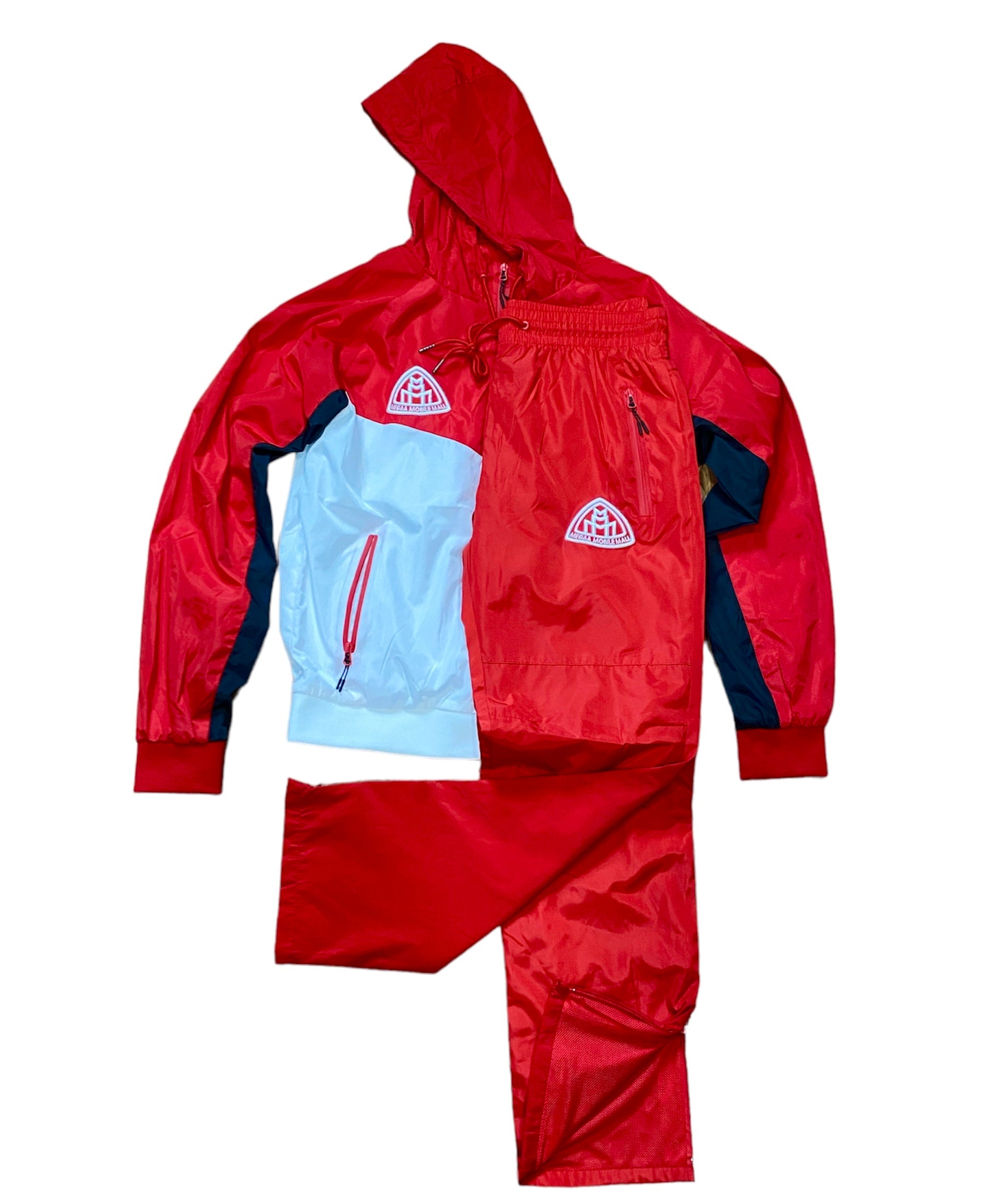 Triple M Red Tracksuit front view 