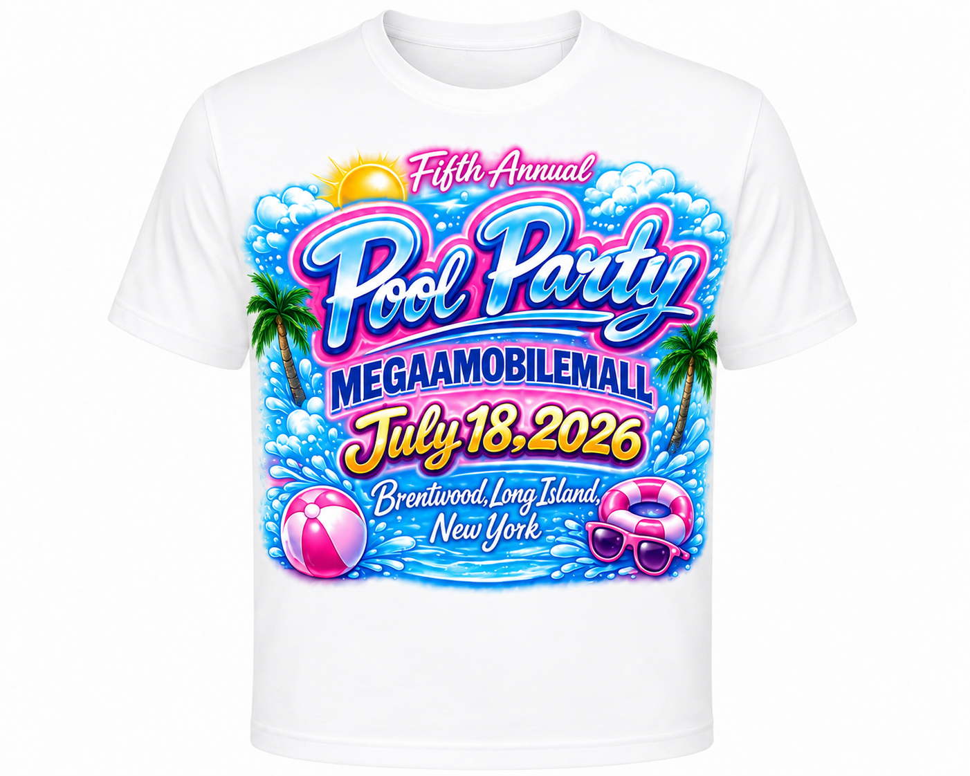 5th Annual Pool Party Shirts