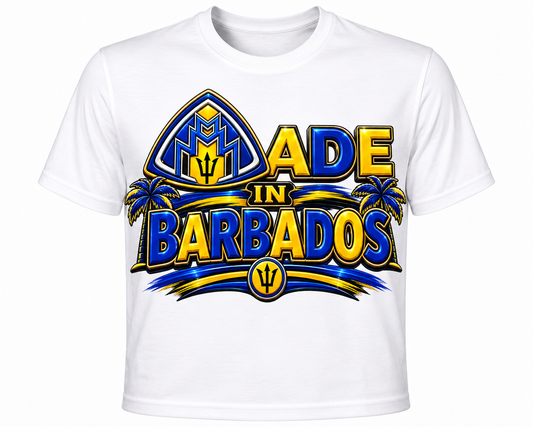 Made In Barbados White Shirt