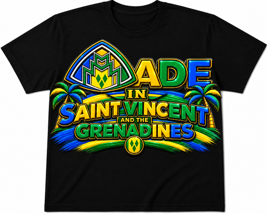 Made In Saint Vincent Black Shirt
