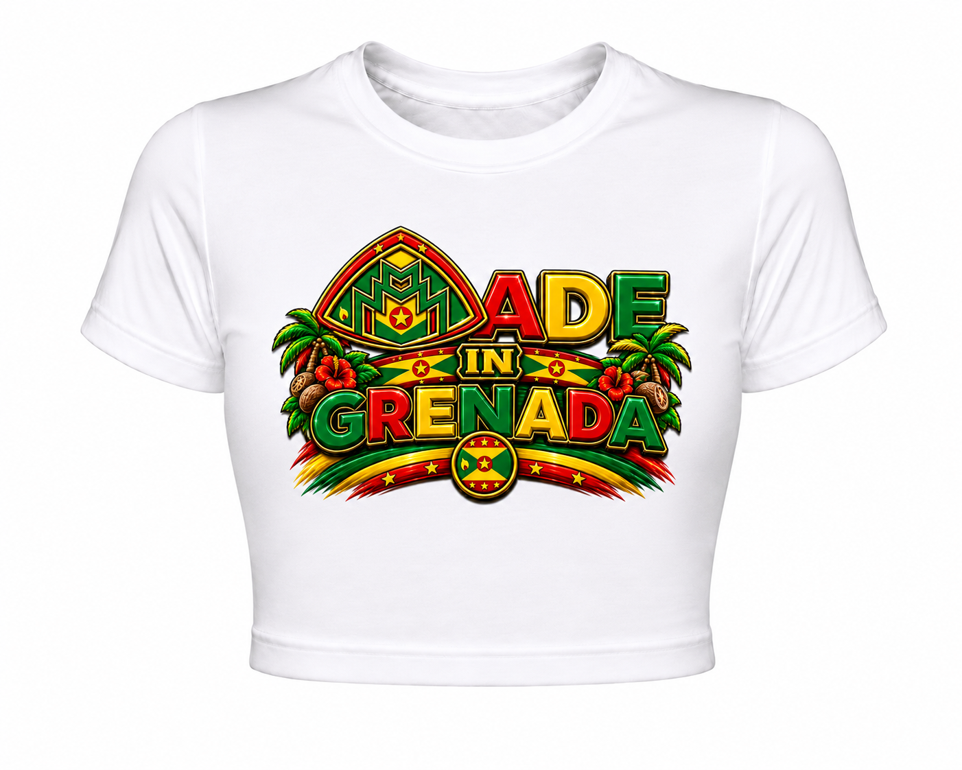 Made In Grenada Cropped Tee