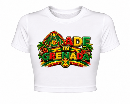 Made In Grenada Cropped Tee