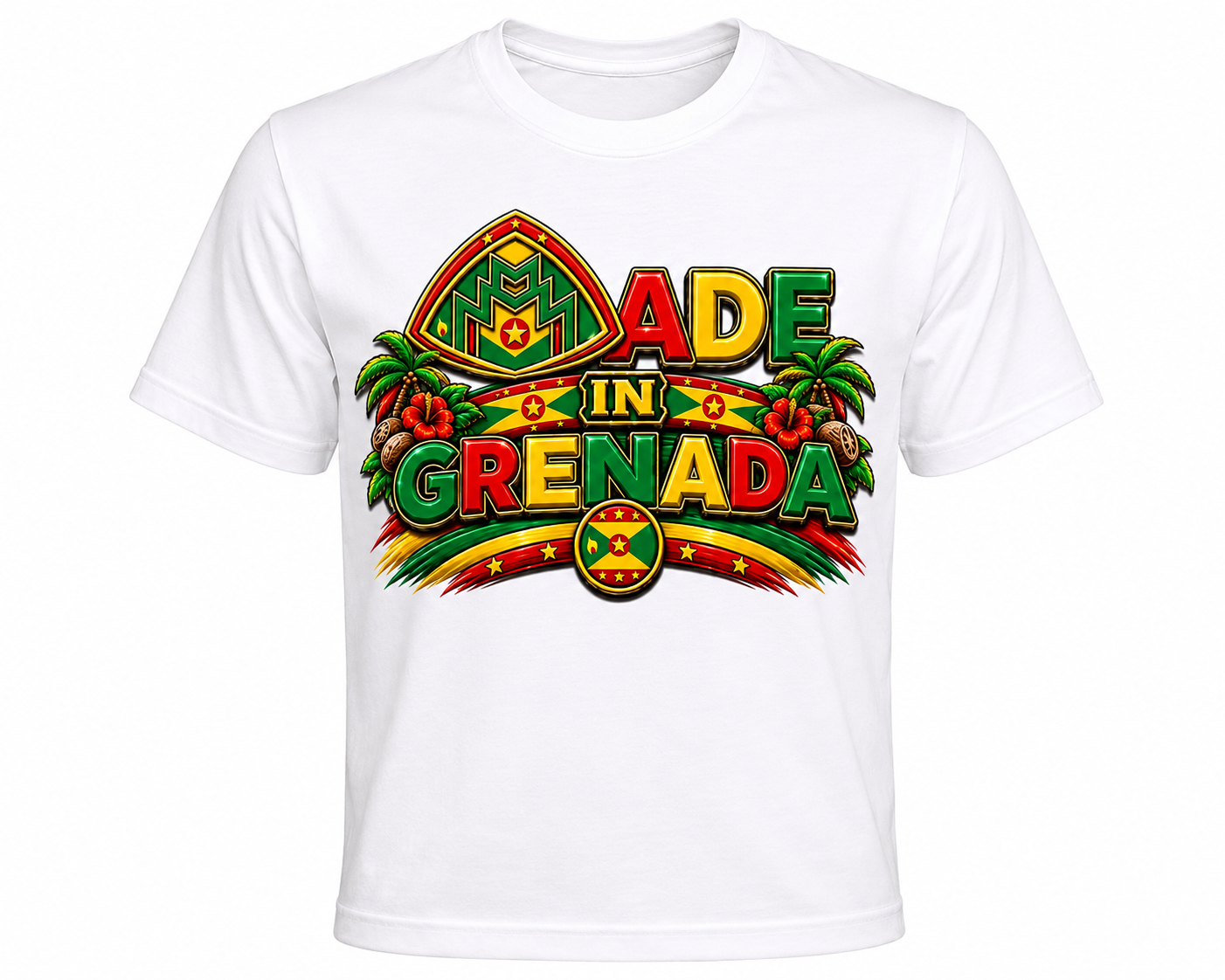 Made In Grenada White Shirt