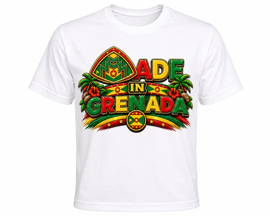 Made In Grenada White Shirt