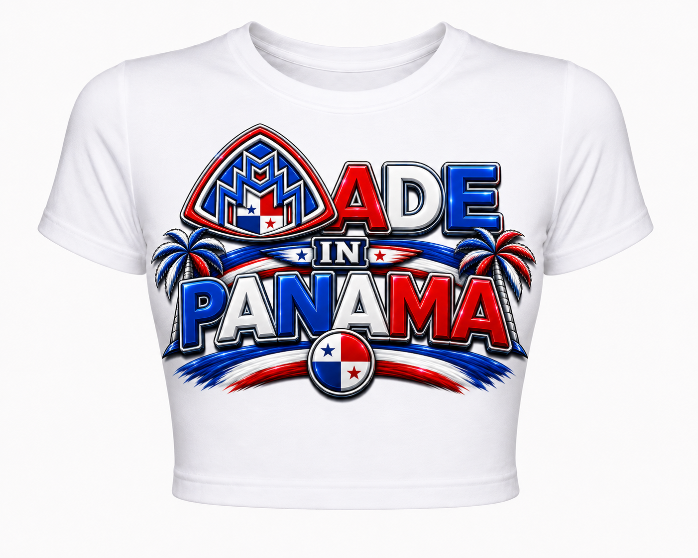 Made In Panama Cropped Tee