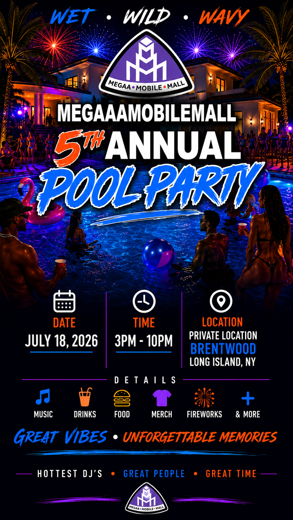 MEGAAMOBILEMALL Pool Party PT. 5