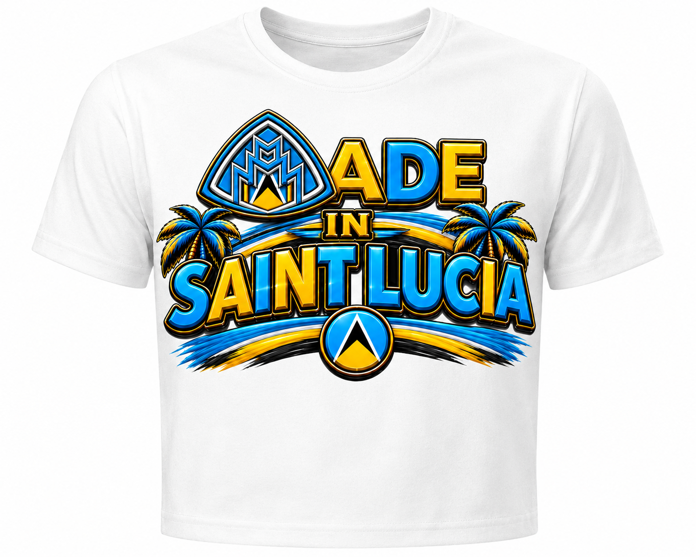 Made In Saint Lucia White Shirt