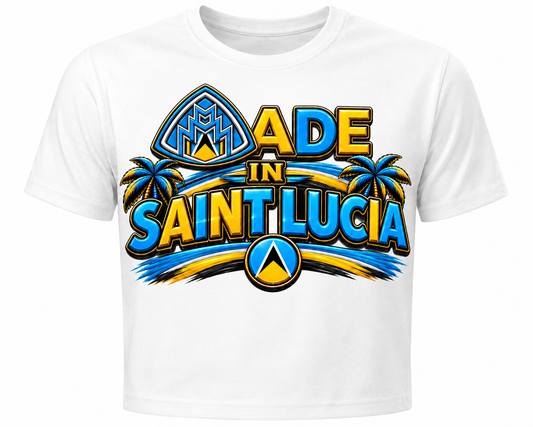 Made In Saint Lucia White Shirt