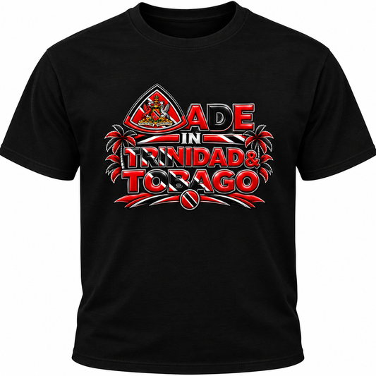Made In Trinidad & Tobago Black Shirt