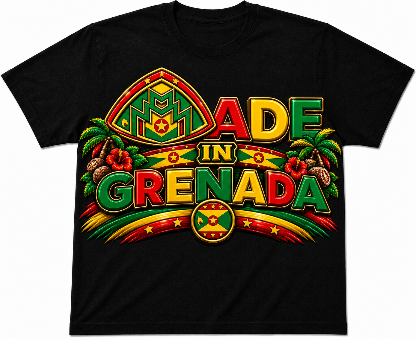 Made In Grenada Black Shirt