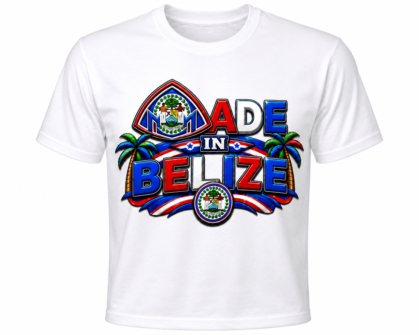 Made In Belize White Shirt
