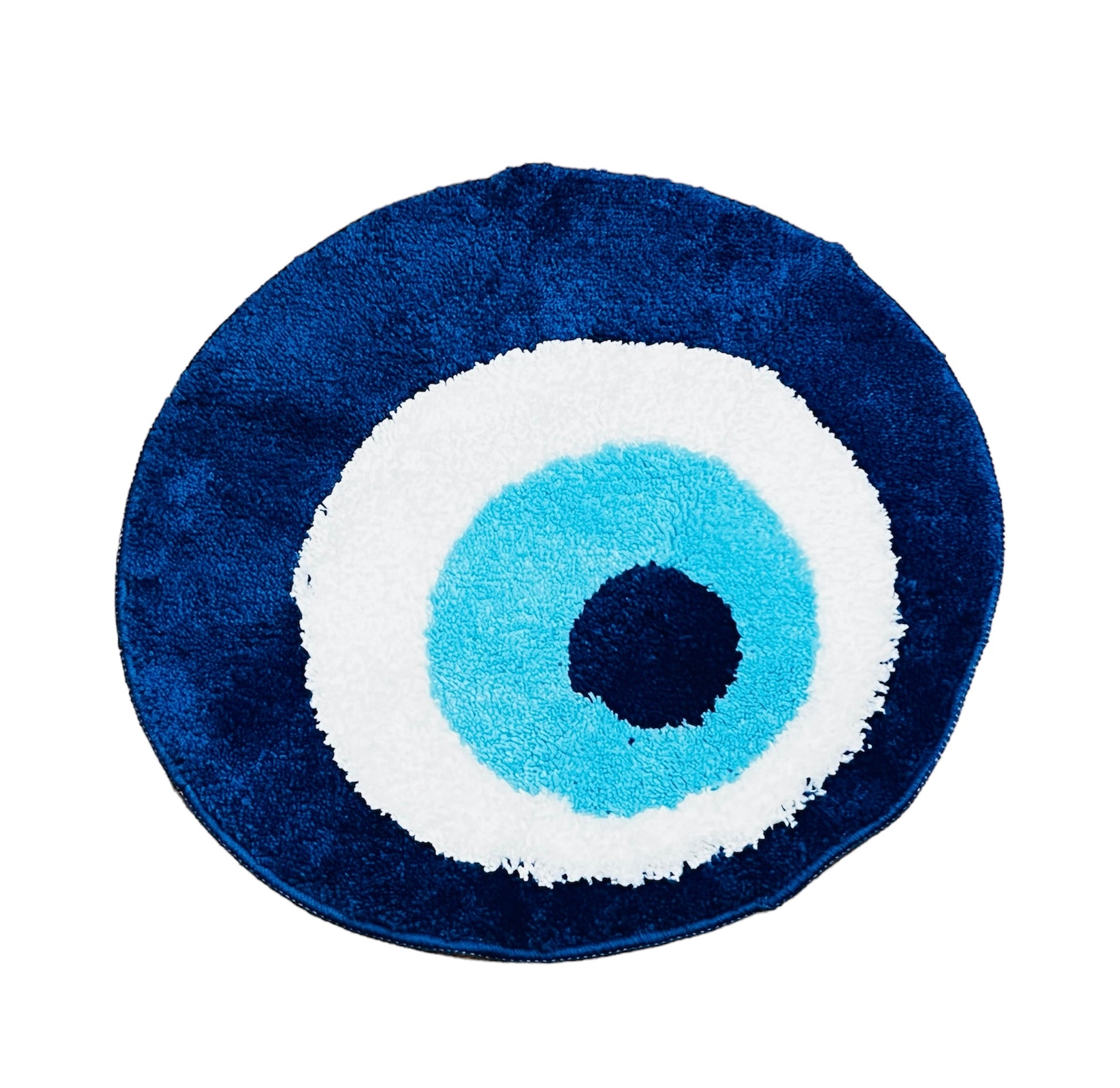 Front of the evil eye rug 