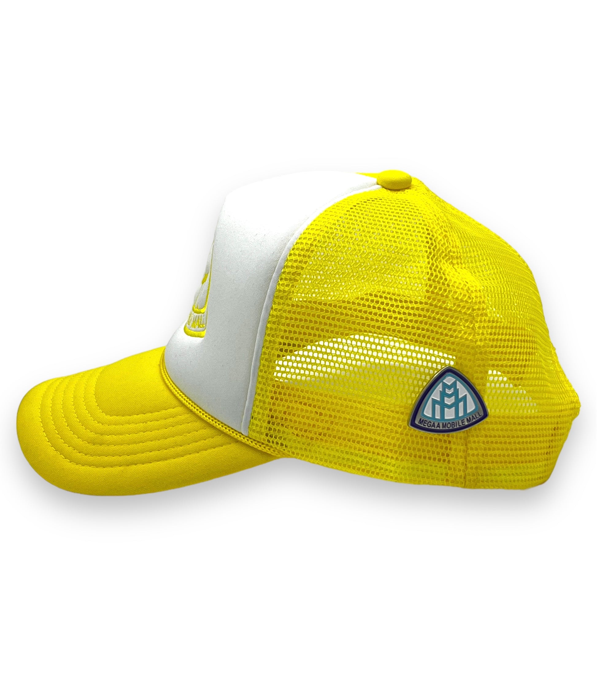 Triple M Logo Trucker - Yellow side view